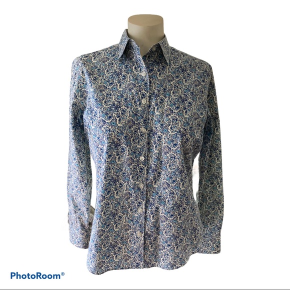 Land’s End No Iron Blouse size 4P